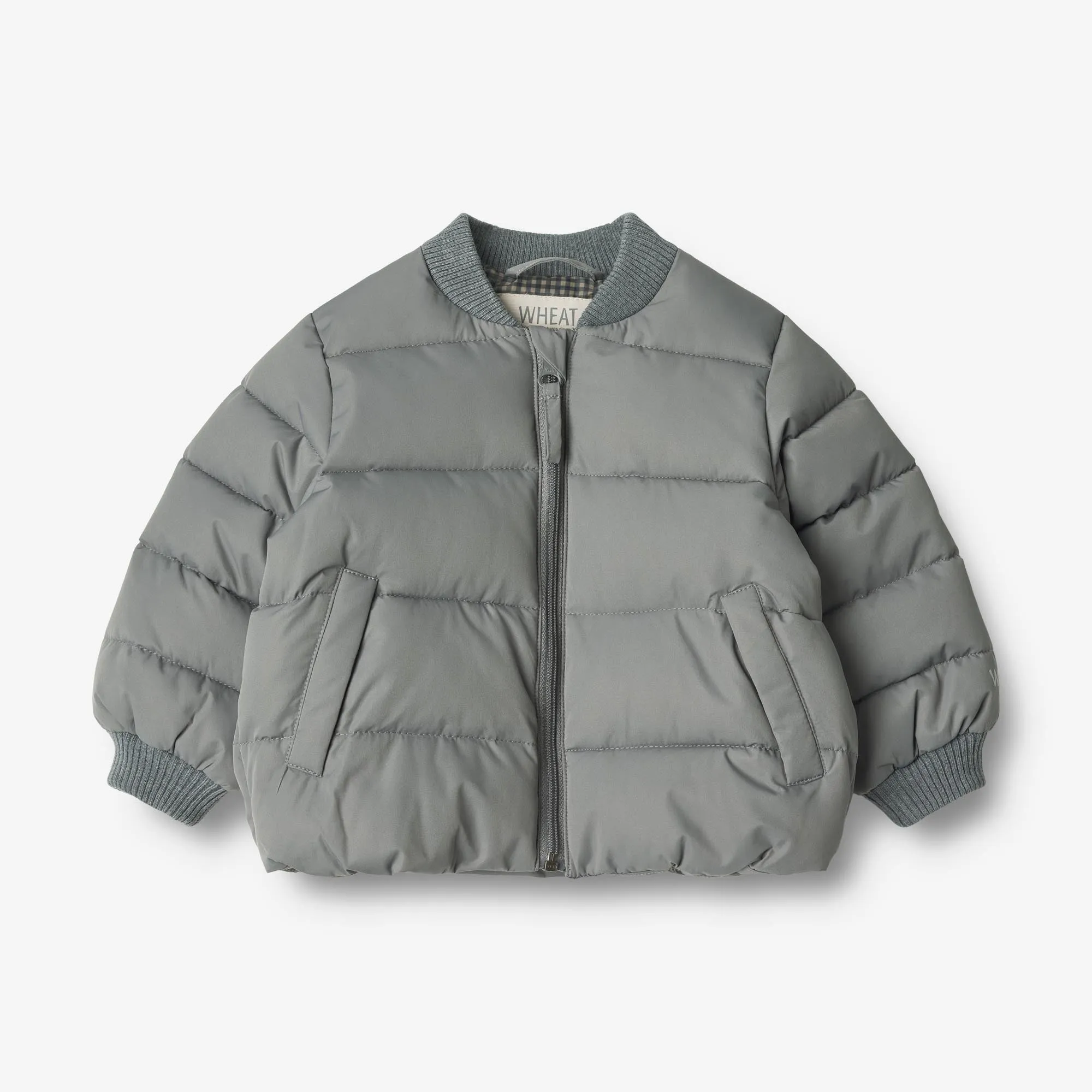 astronauts FleeceBacking Puffer Jacket Yuri | Baby - autumn sky
