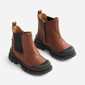 Saida Chelsea Boot - cognac Cold Weather Luxury Edge