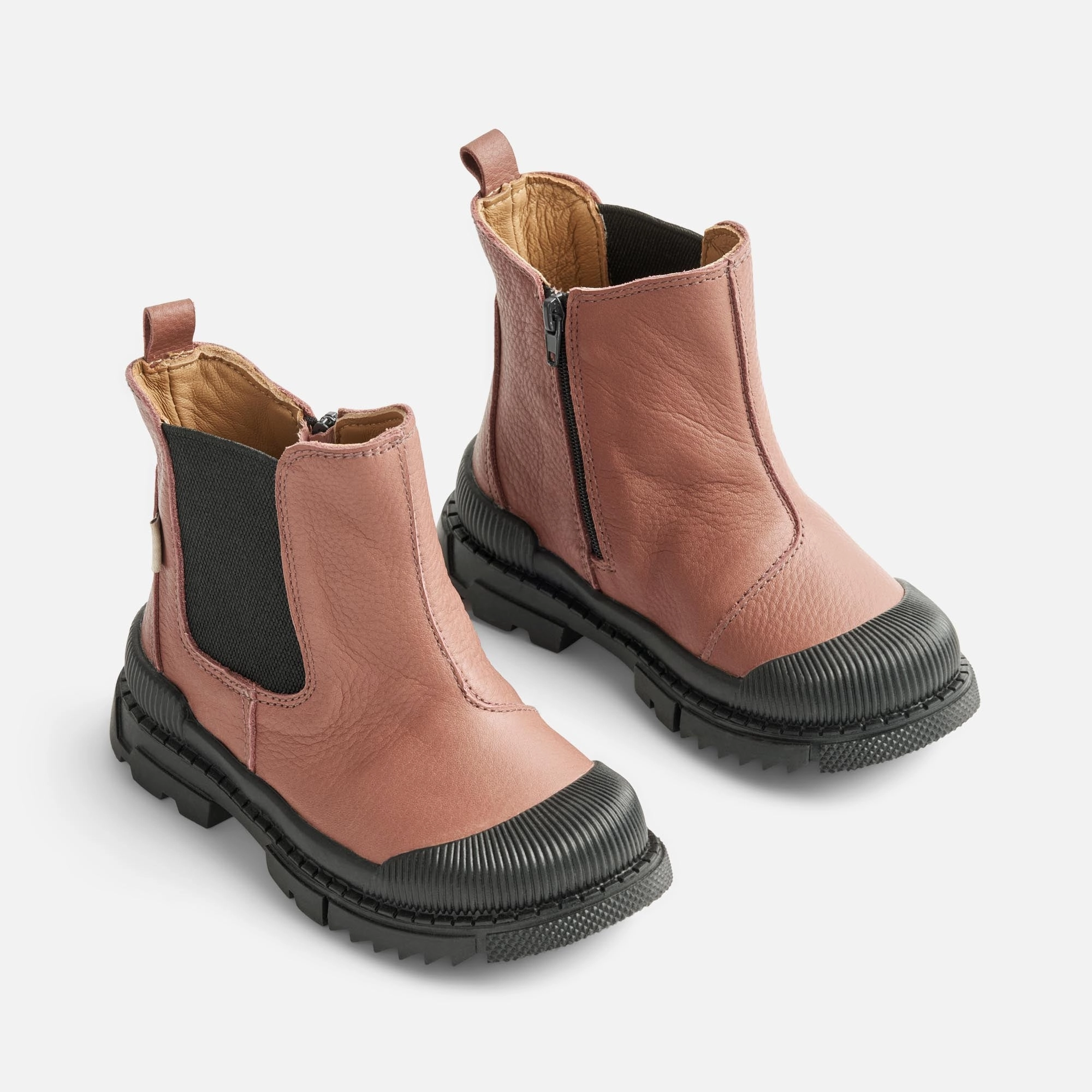 Cold Weather Breathable Windy Weather Saida Chelsea Boot - dusty rouge