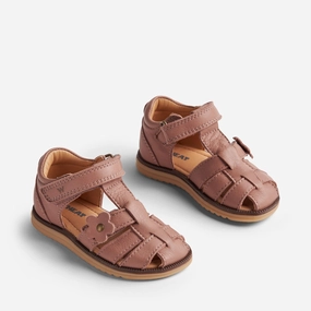 Outdoor Adventure Sandal Closed Toe Sky Flower - old rose