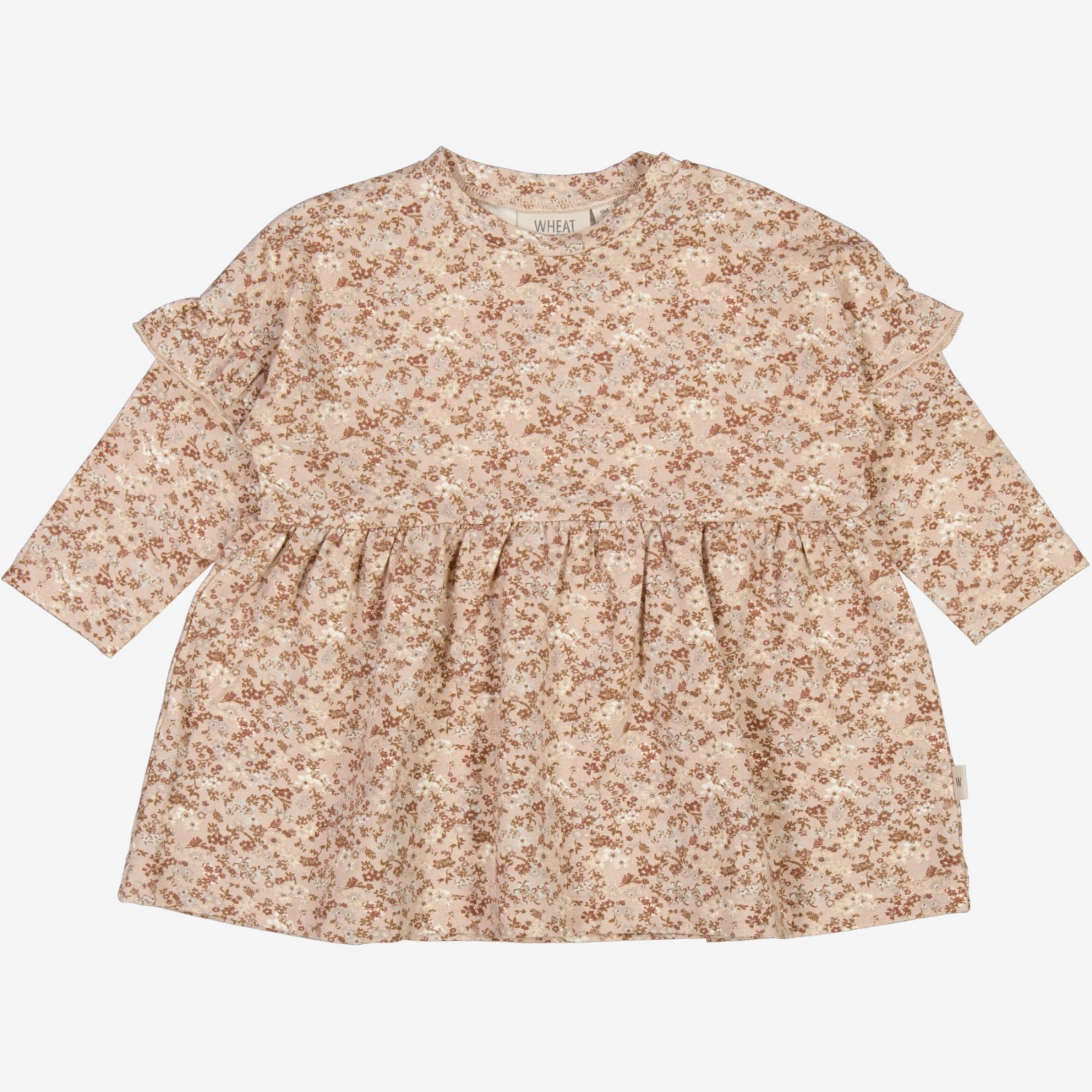 Jersey Dress Lilja | Baby - pale lilac flowers Relaxed Wear Raglan-Sleeve