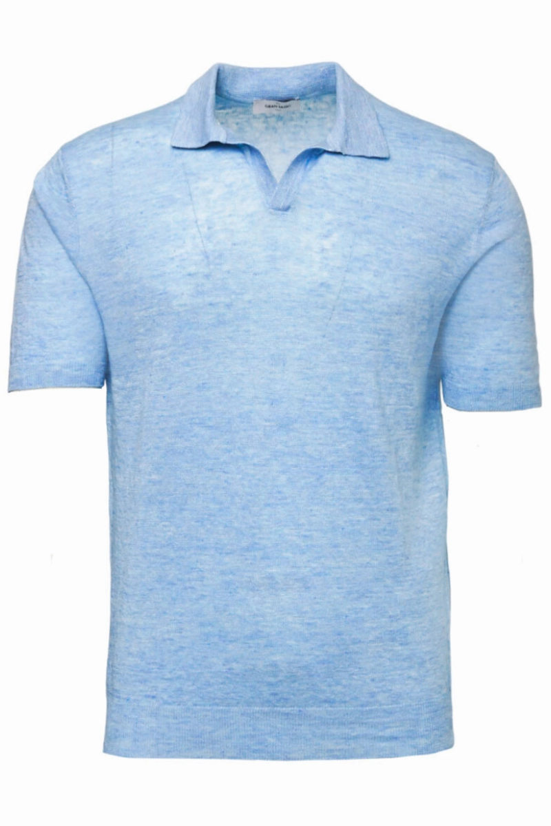 Vibrant Design Moisture control Linen M??lange Polo