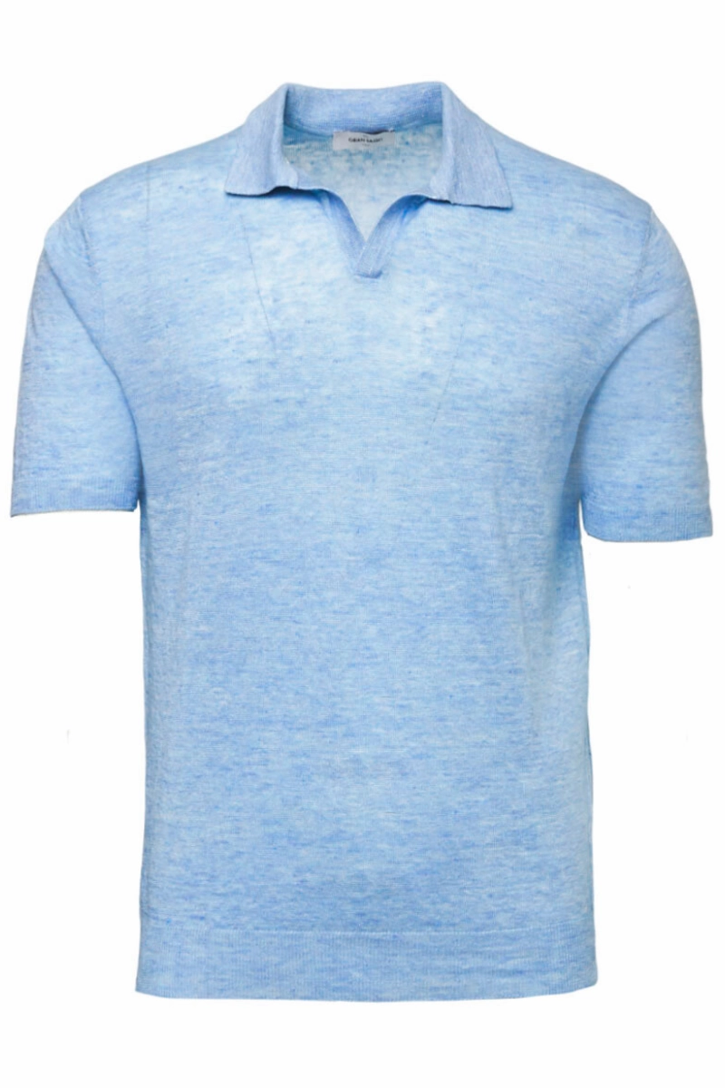 Linen M??lange Polo Comfort Layer Chill Outfit