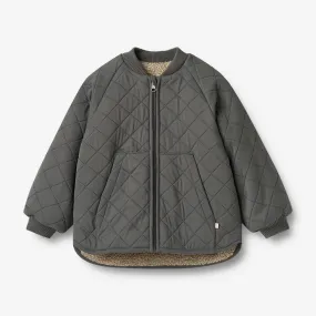 Reversible Thermo Jacket Lake - black sea Lightweight Material