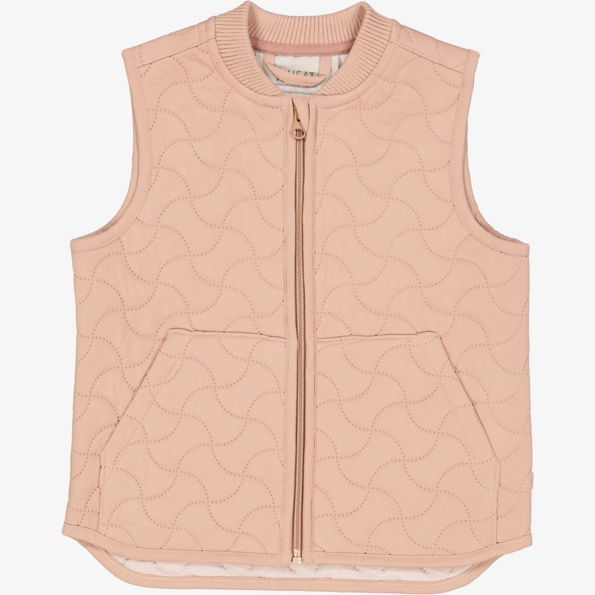 Soft Fleece Interior Snow Day Thermo Gilet Ede - rose dawn
