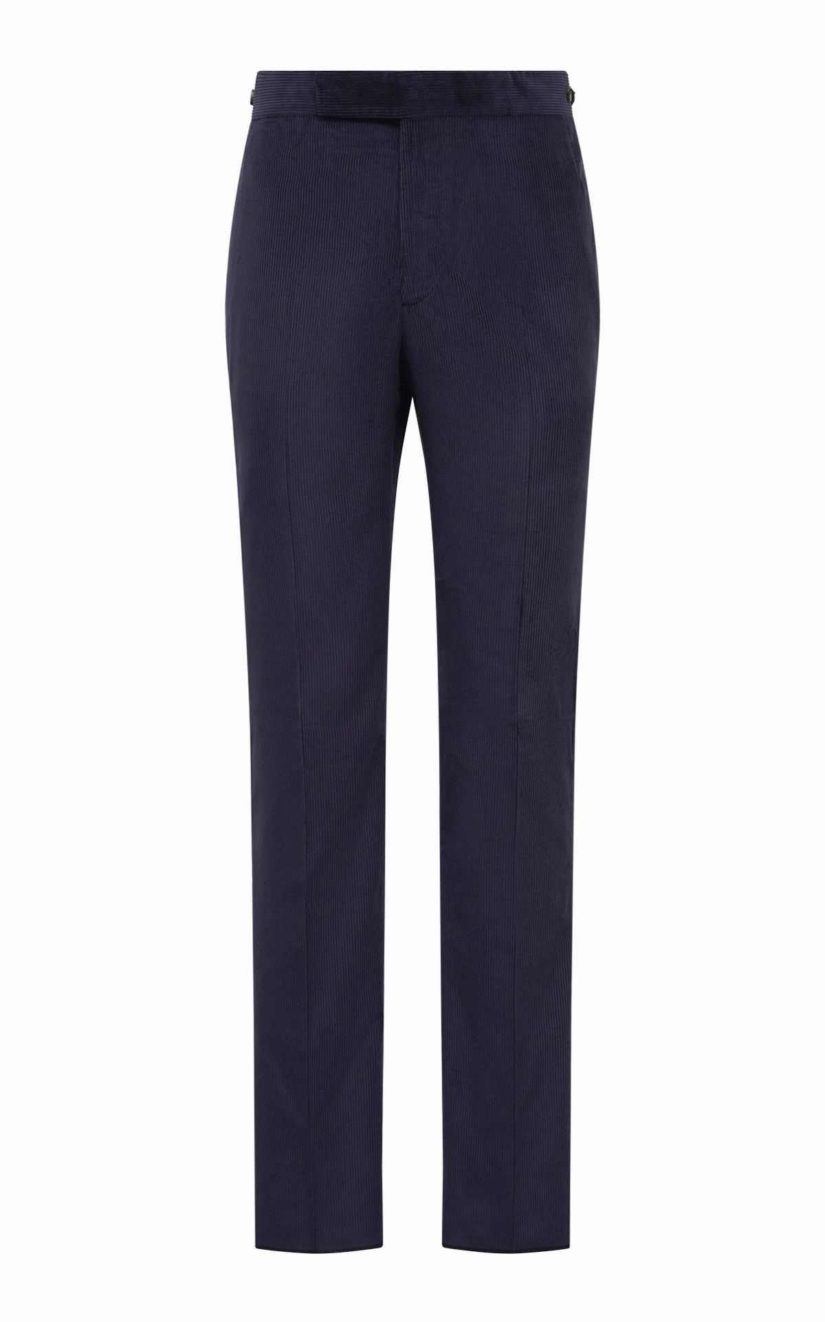 Timeless Fit Sebastian Pant in Dark Navy Sea Island Cotton Corduroy