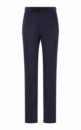 Cozy Wear Soft Texture Sebastian Pant in Dark Navy Sea Island Cotton Corduroy