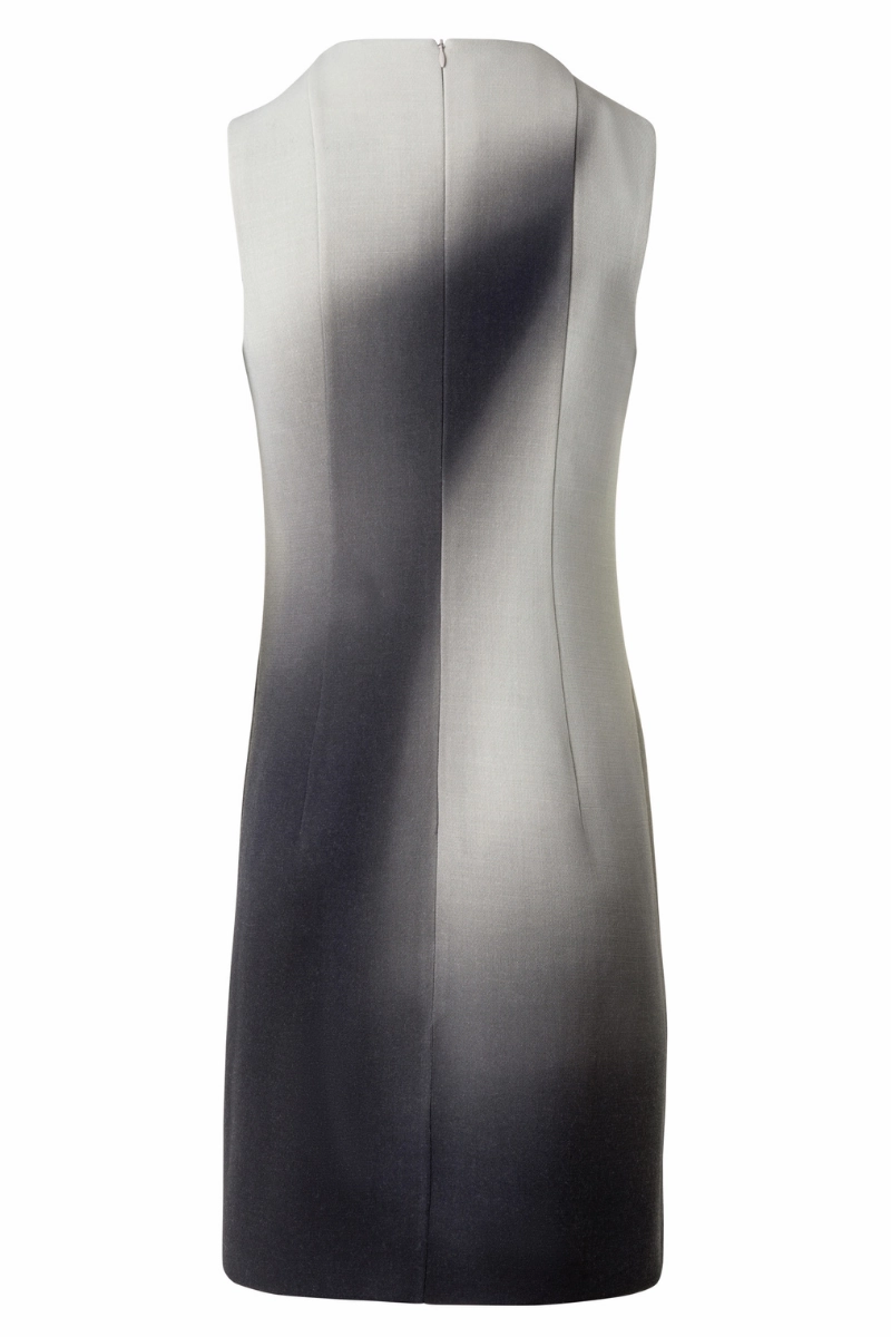 Chic Fit Wear Bold Mood Shadow Print Dress