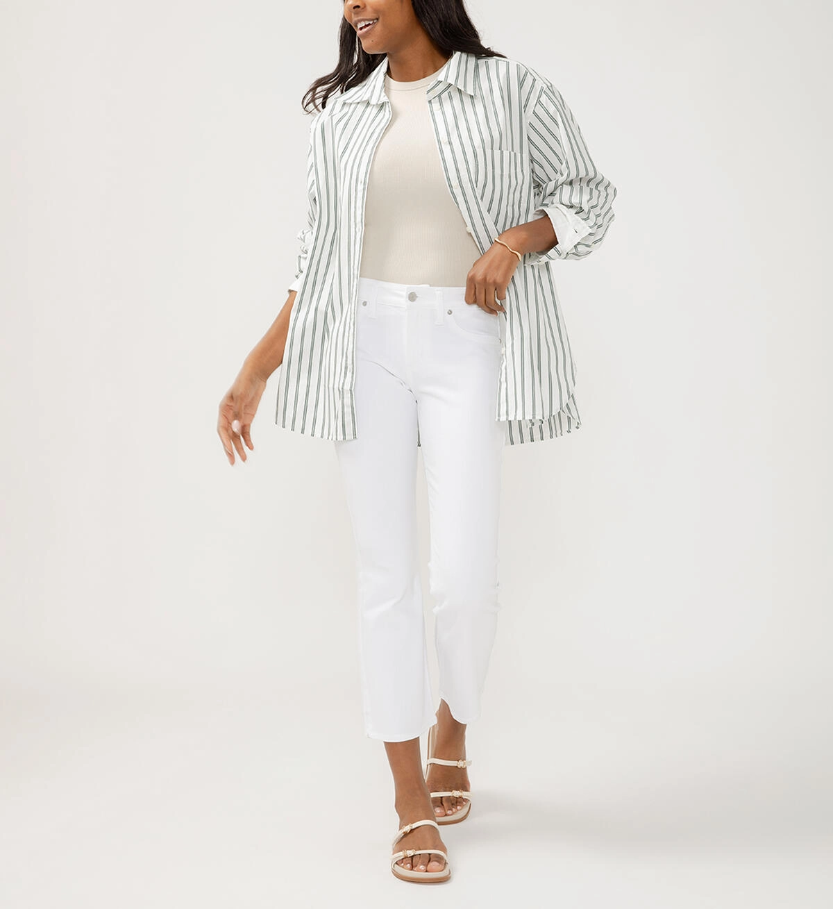 Base Comfort Silver Jeans Suki Mid Rise Kick Flare Luxe Stretch Jeans