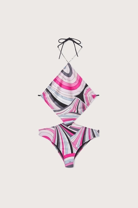 Iride Print Swimsuit Comfortable Swimwear