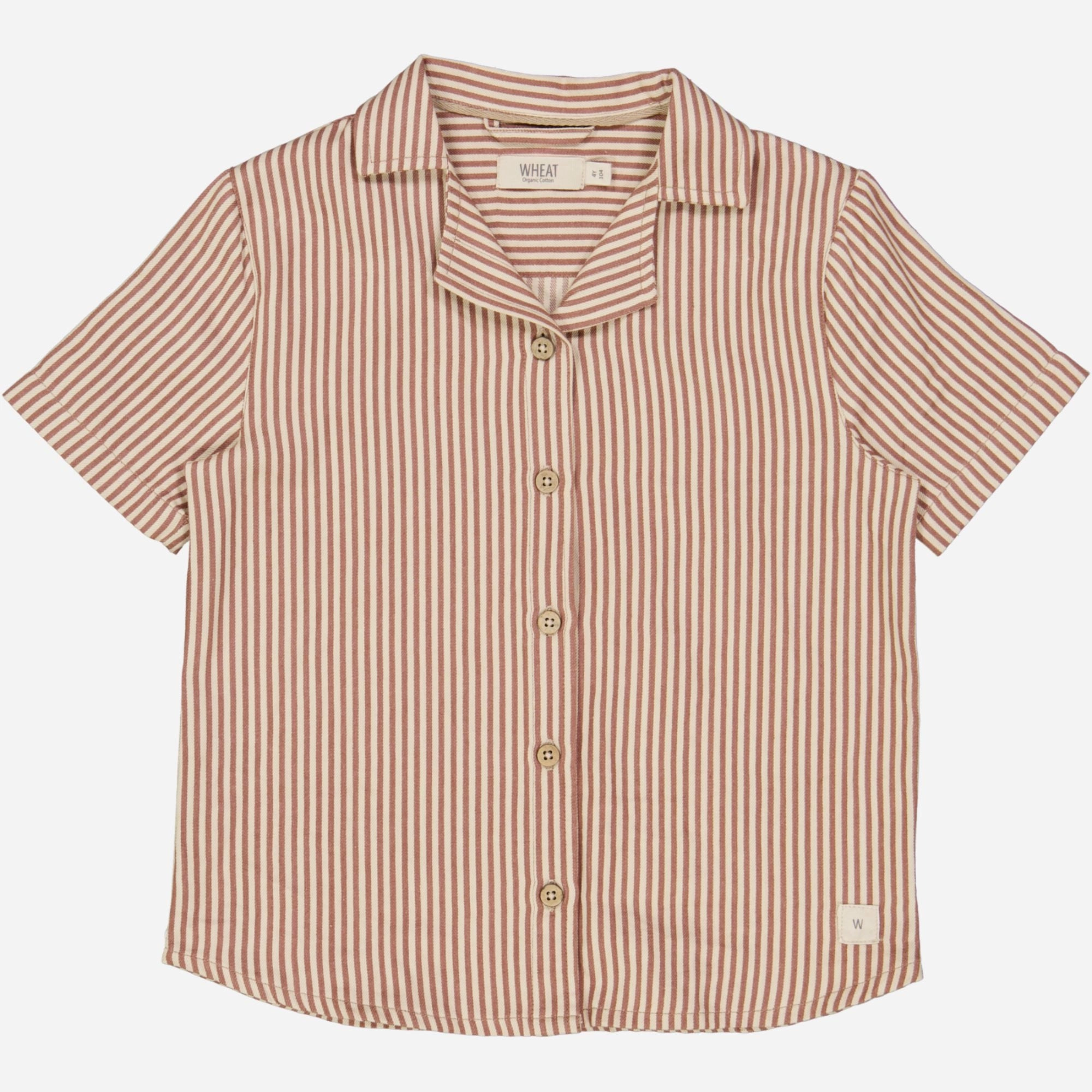 Shirt Anker SS - vintage stripe Pocket Detail