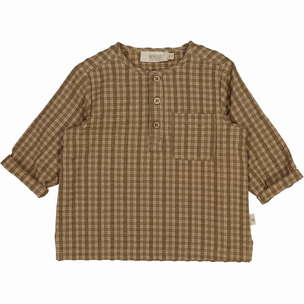 Shirt Bj?rk - pine check Workwear Option Flexible Mobility