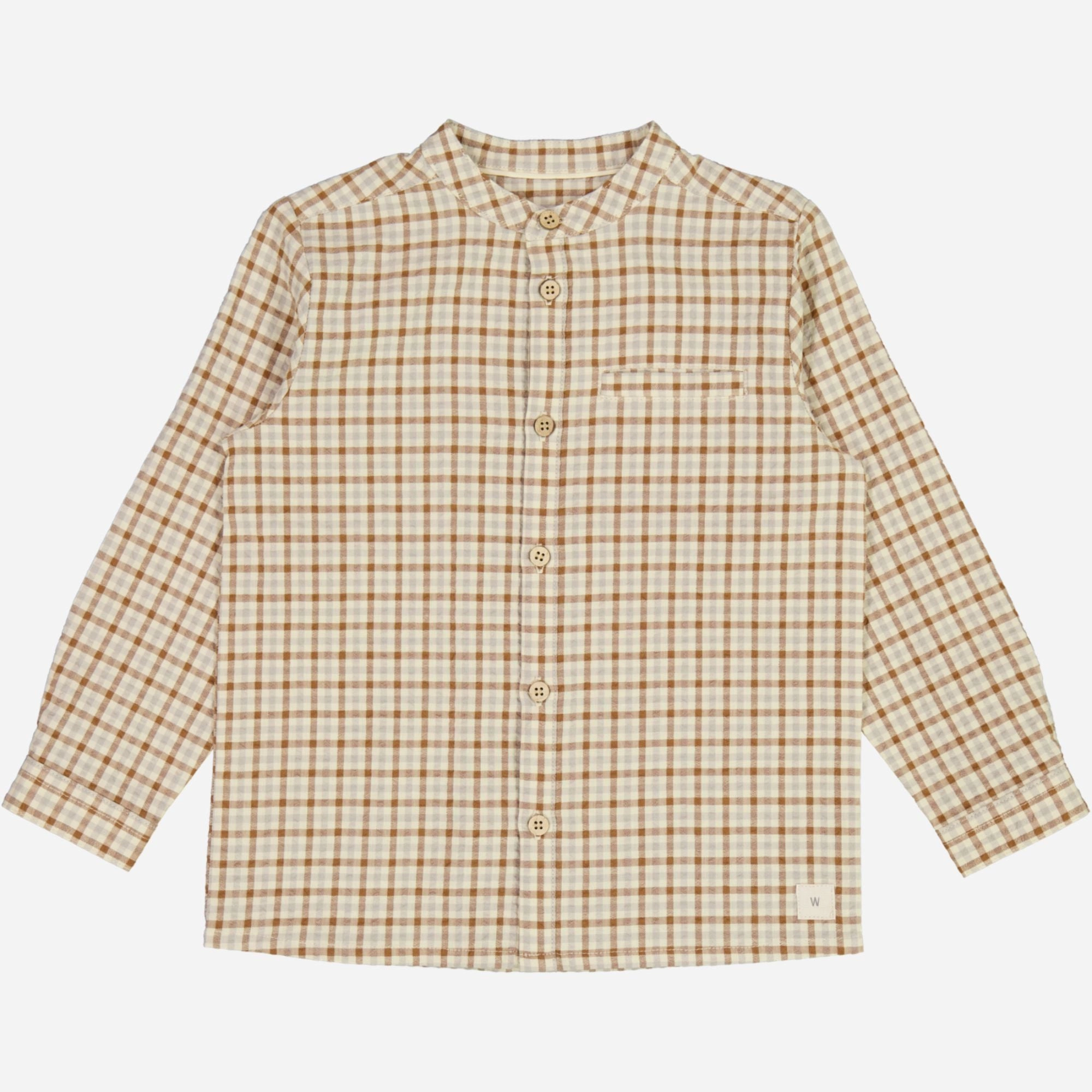 Shirt Willum - golden dove check Thermal regulation Non Restrictive Fit
