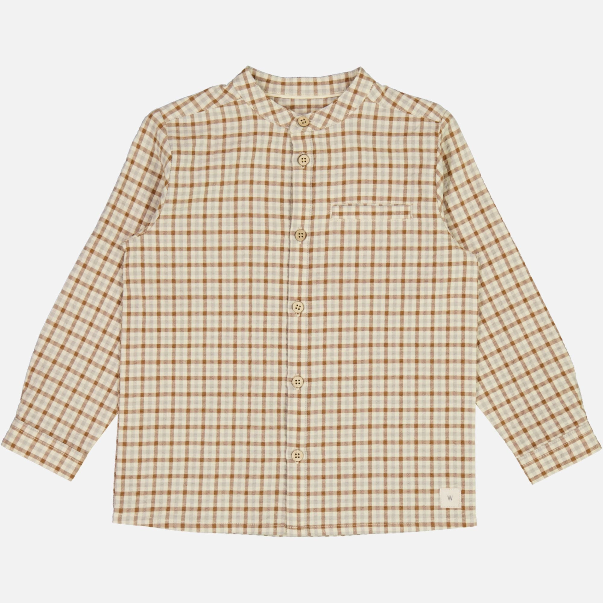 Eco Friendly Dye Moisture Wicking Layer Shirt Willum - golden dove check