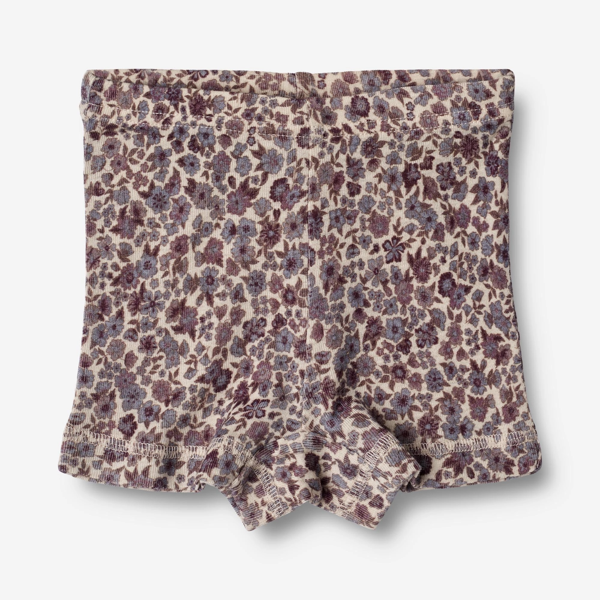 Wool Tights Avalon - purple flowers Fashion Favorite