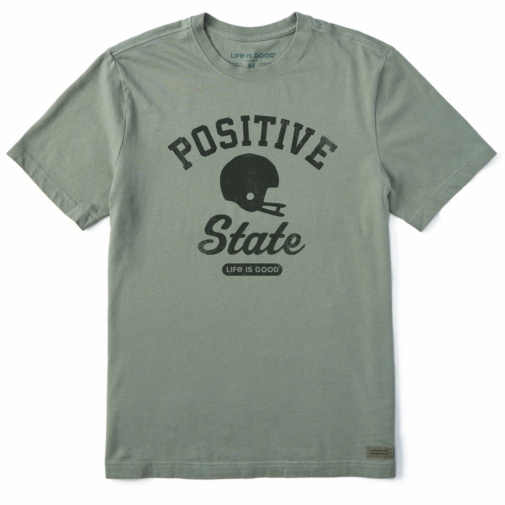 Men's Positive State Football Short Sleeve Tee Ultra Soft Texture