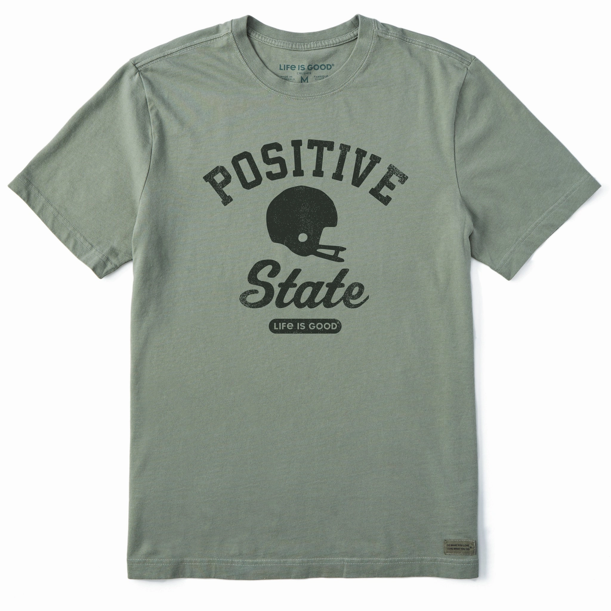 Men's Positive State Football Short Sleeve Tee Slim Waistband