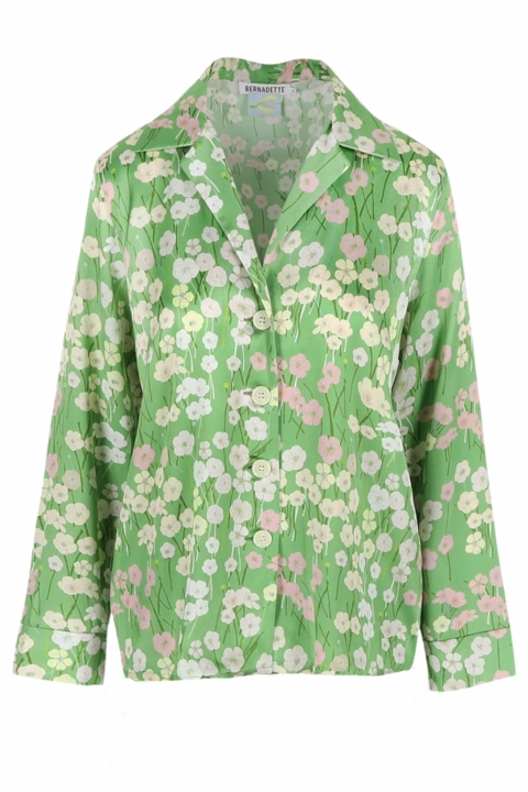 Pyjama Louis Blouse Relaxed Wear Unstructured Shoulder