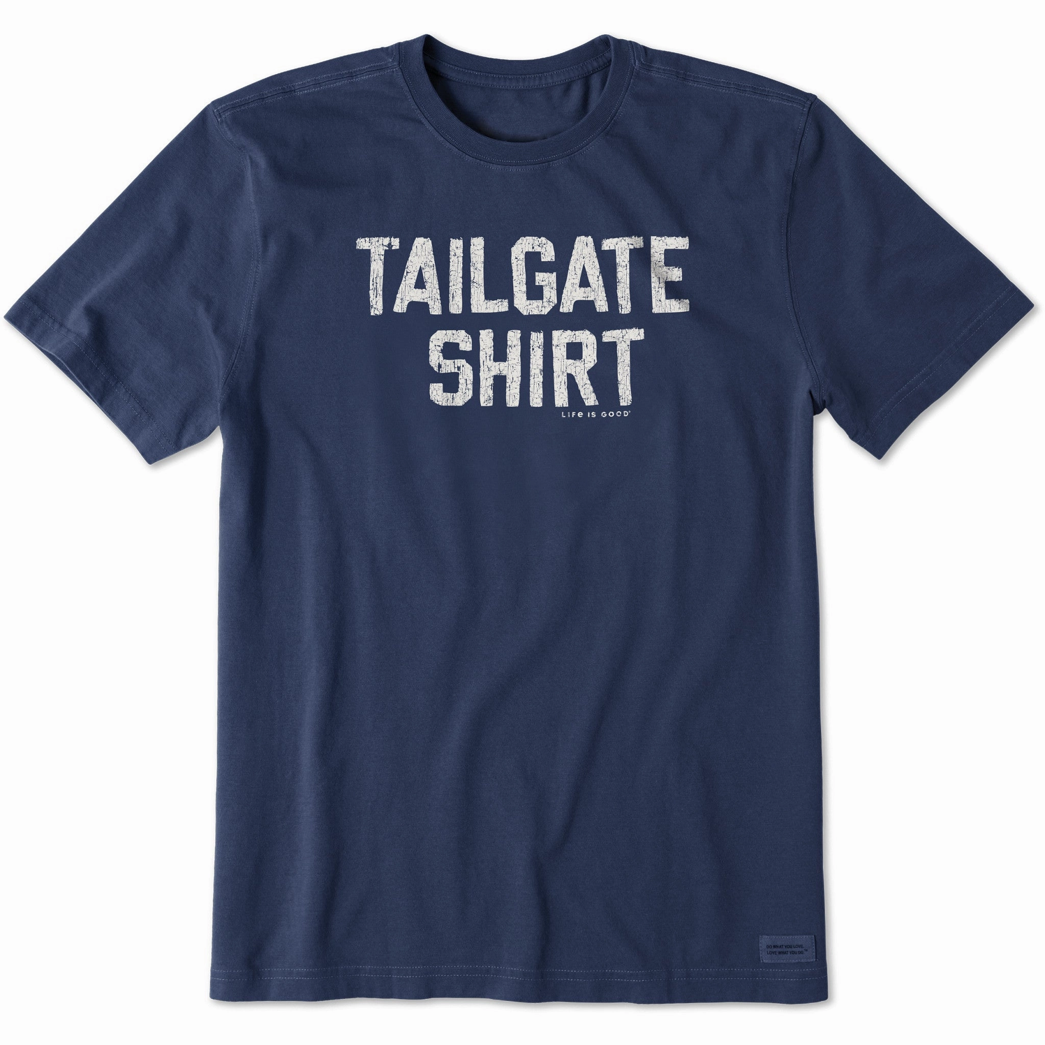 Men's Tailgate Shirt Short Sleeve Tee Breathable Stretch TaglessDesign