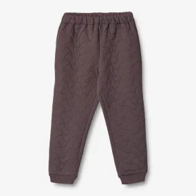 Thermo Pants Alex - eggplant Casual Comfy Layer Taped Edges