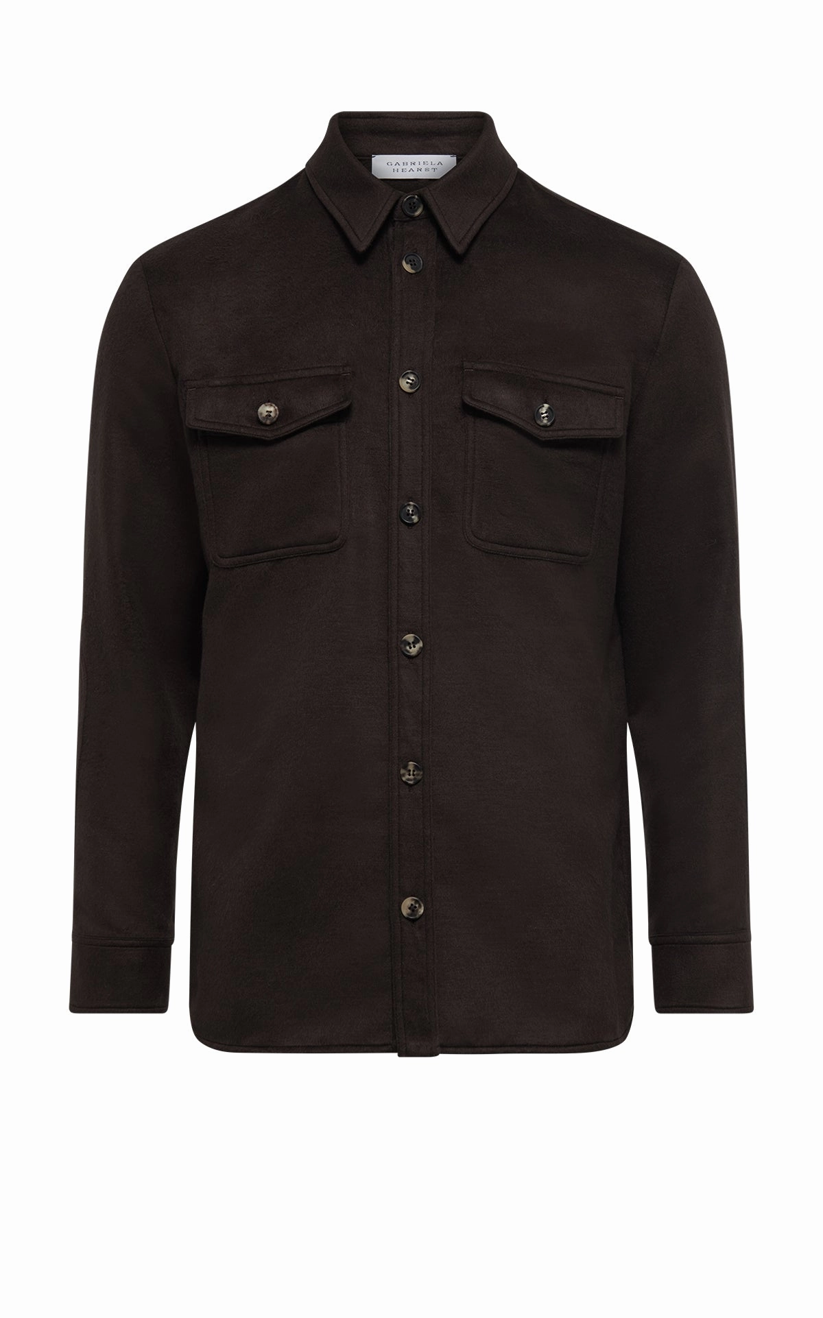 Lucas Overshirt in Chocolate Winter Silk Active Lifestyle Thermal Insulation Layer