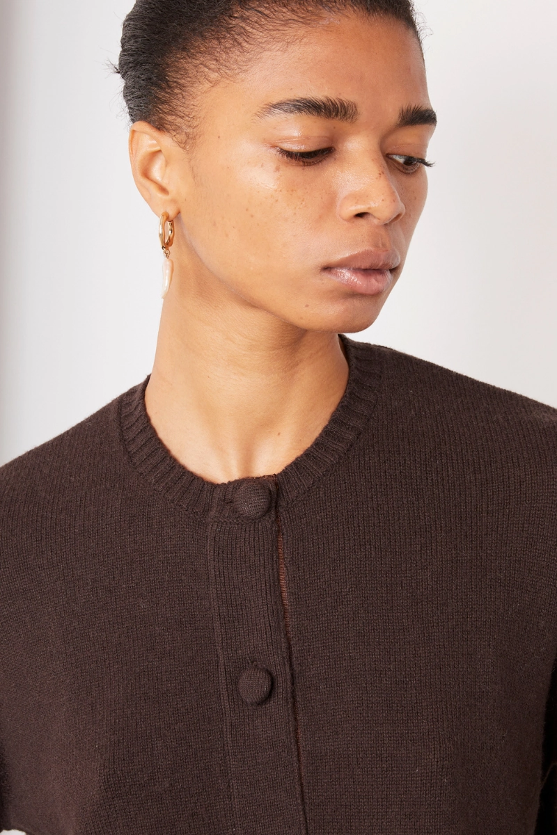 Sirine Cardigan Tactile Grid Knit