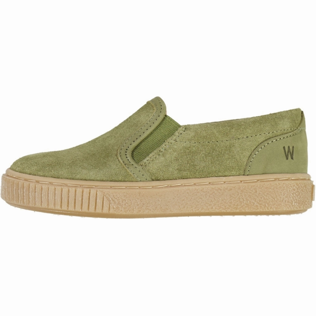 Skatey sneaker - heather green foldable