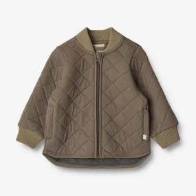 Reinforced Stitching Thermo Jacket Loui | Baby - stone