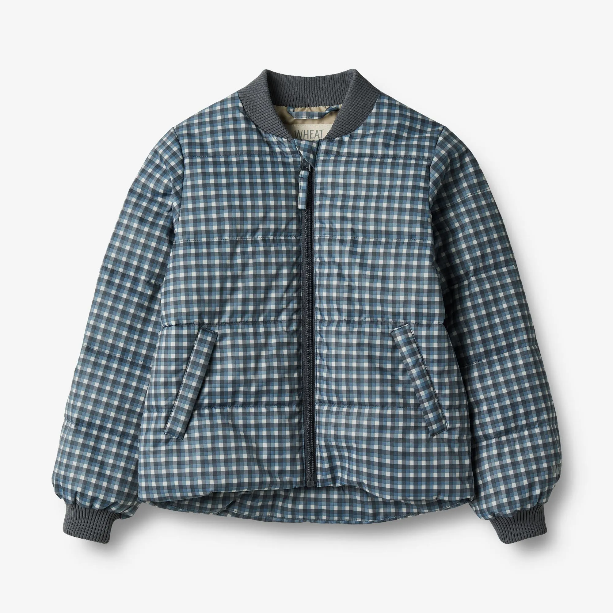 Trendy Jacket Design Evaluation Summer Puffer Jacket Malo - blue check
