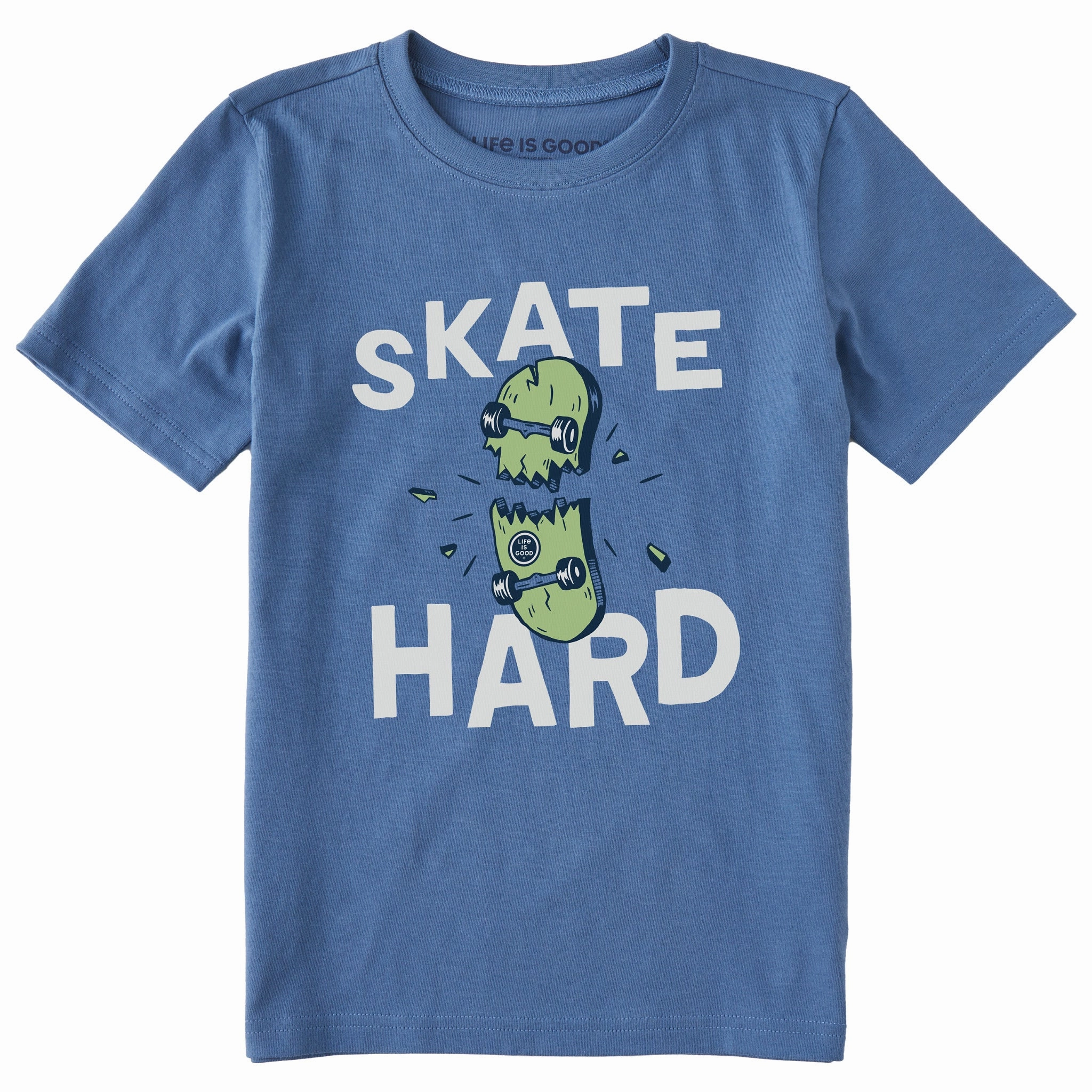 Ultimate Wear Kids Skate Hard Short Sleeve Crusher Tee