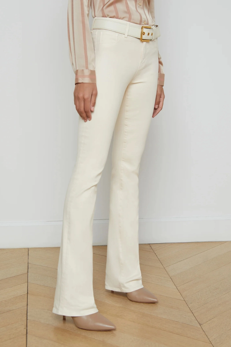 Easy Layering All Round Piece Selma Coated Bootcut Jean