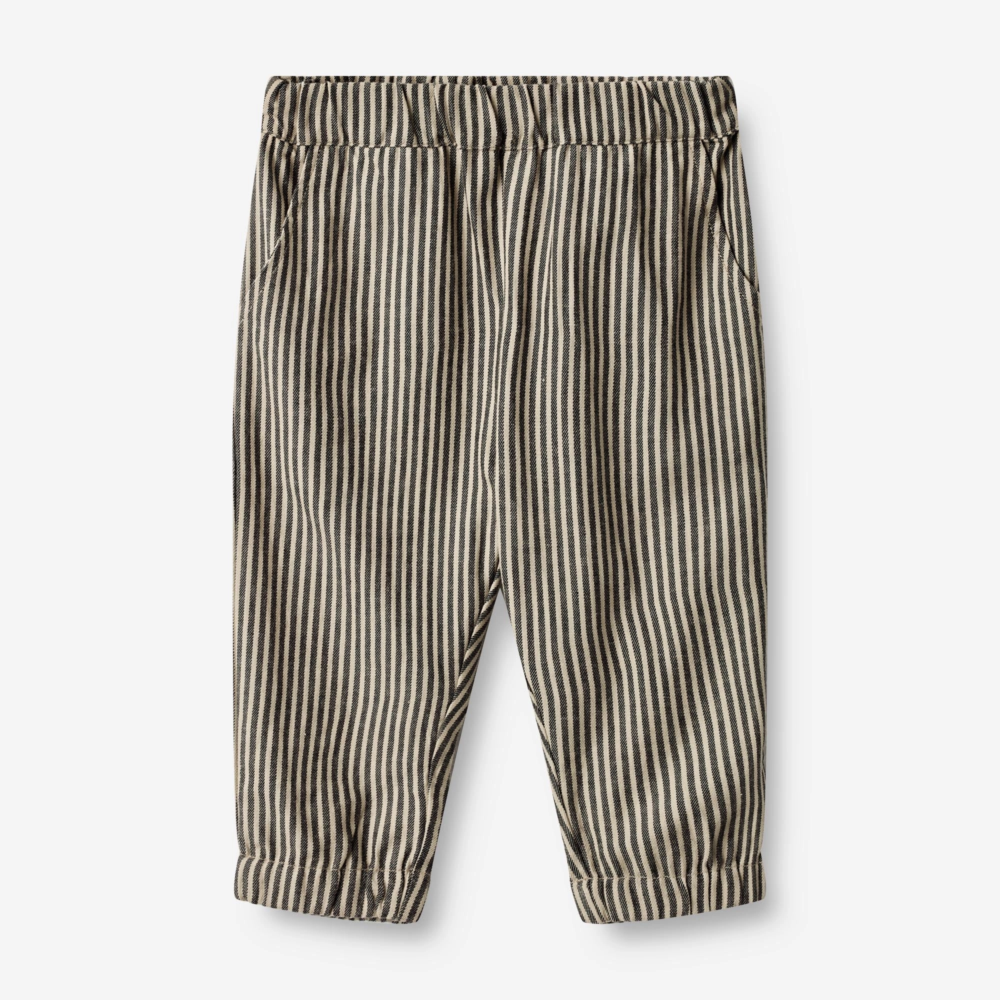 Comfort Cushioning Fashionable Design Trousers Andy | Baby - black coal stripe