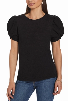 Mutton Sleeve Knot Tee Seasonal Trend discount offer