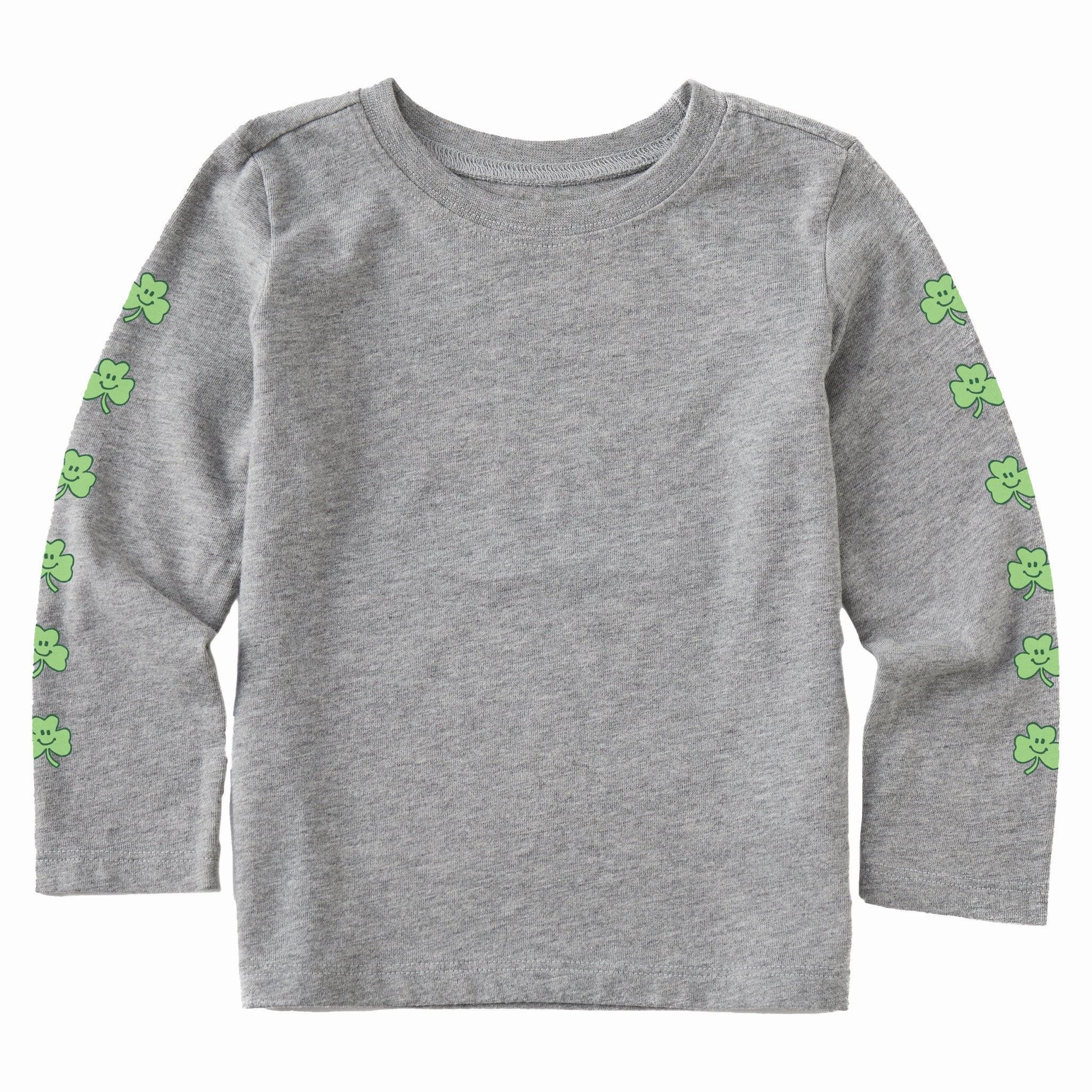 Smile Clovers Long Sleeve Toddler Crusher Tee petite size