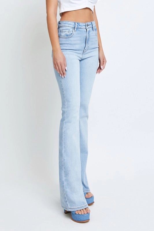 Hidden Jeans Happi Light Wash Classic 34 In Inseam Flare Routine Wear