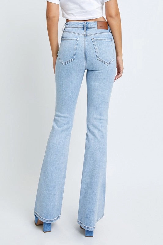 Natural Look Anytime Fit Hidden Jeans Happi Light Wash Classic 34 In Inseam Flare