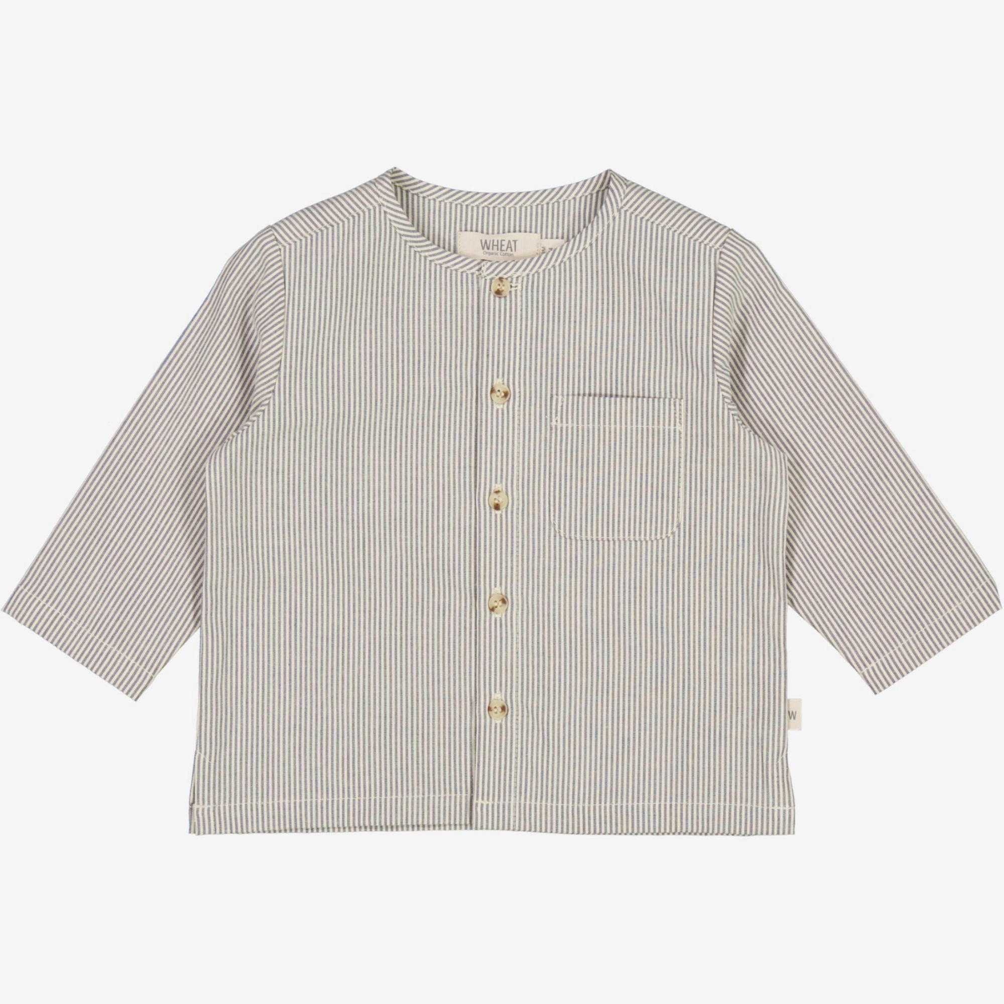 Shirt Jamie | Baby - classic blue stripe Non Chafe Seams