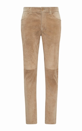 Functional Layers Sport Ready Anthony Five Pocket Pant in Camel Suede