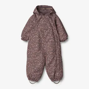 Snowsuit Adi Tech | Baby - eggplant buttercups Sleek Outdoor Look Daywear Staple