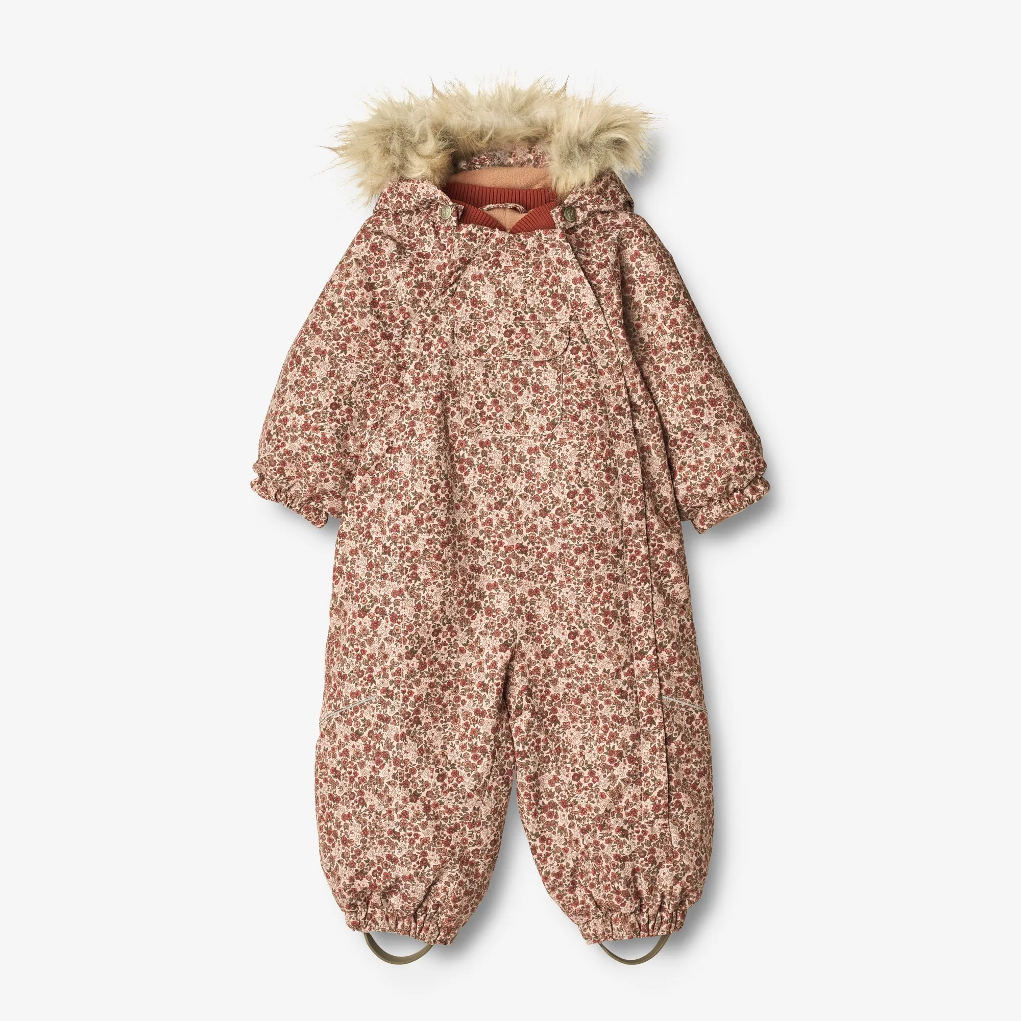 Snowsuit Nickie Tech | Baby - rose dust flowers Seamless Edge Finishing Anti Pilling Technology