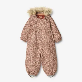 Snowsuit Nickie Tech | Baby - rose dust flowers Seamless Edge Finishing Anti Pilling Technology