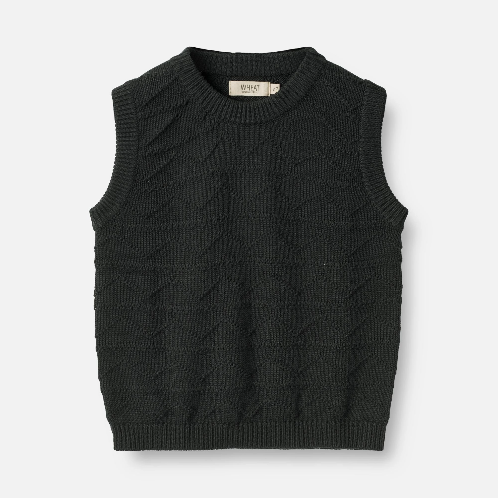 LowCarbon Footprint Textile Knit Vest Bobby - navy
