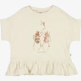 Stretch Comfort On-the-Go Fashion T-Shirt Friends - chalk