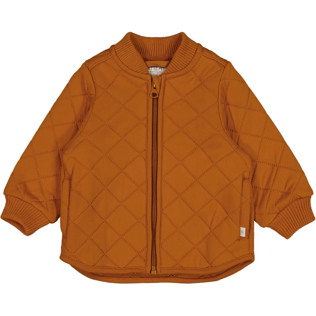 Heat Tech Fabric Windbreaker Inspired Fit Thermo Jacket Loui | Baby - terracotta