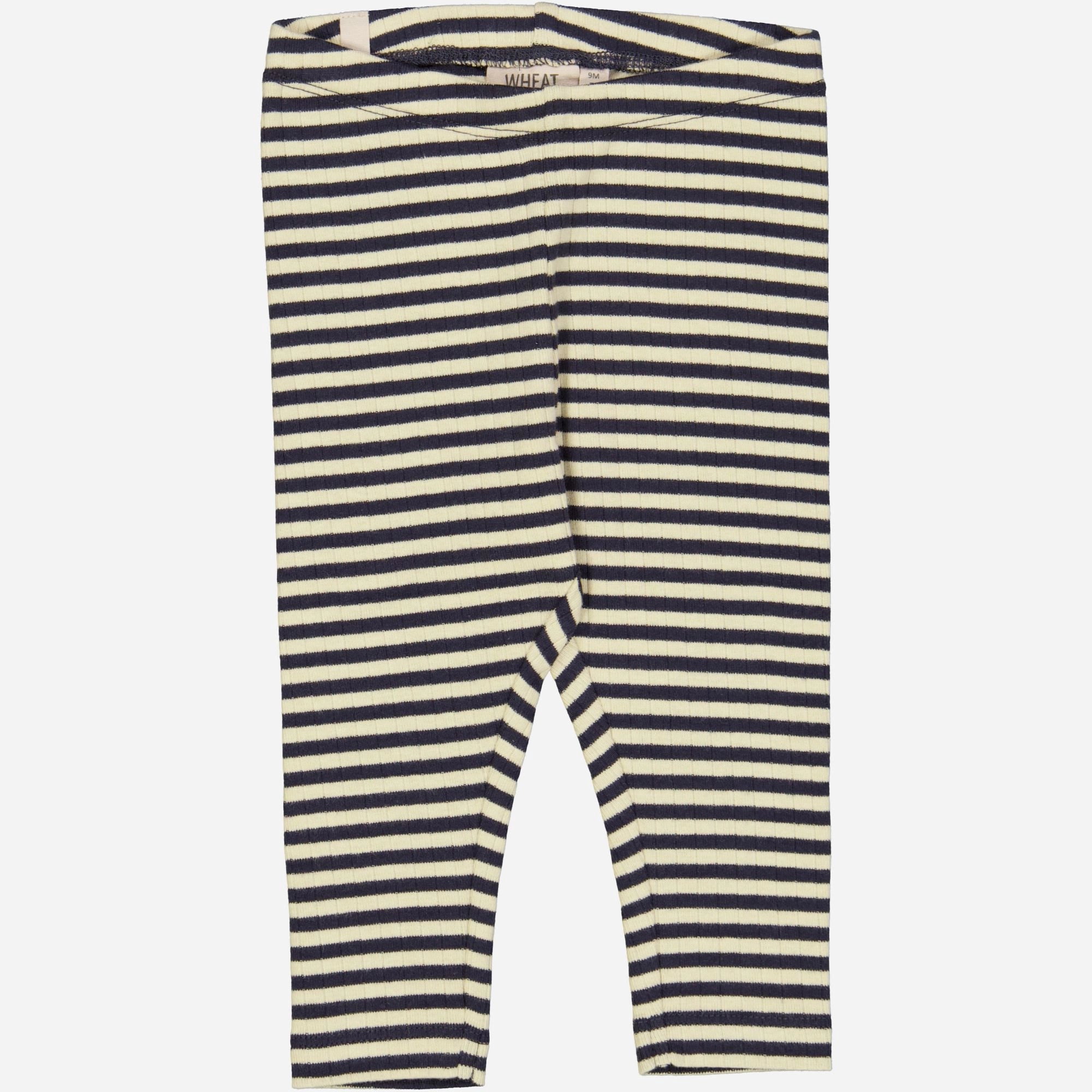 Holiday Outfit Eco Friendly skin comfort Jersey Leggings | Baby - midnight stripe