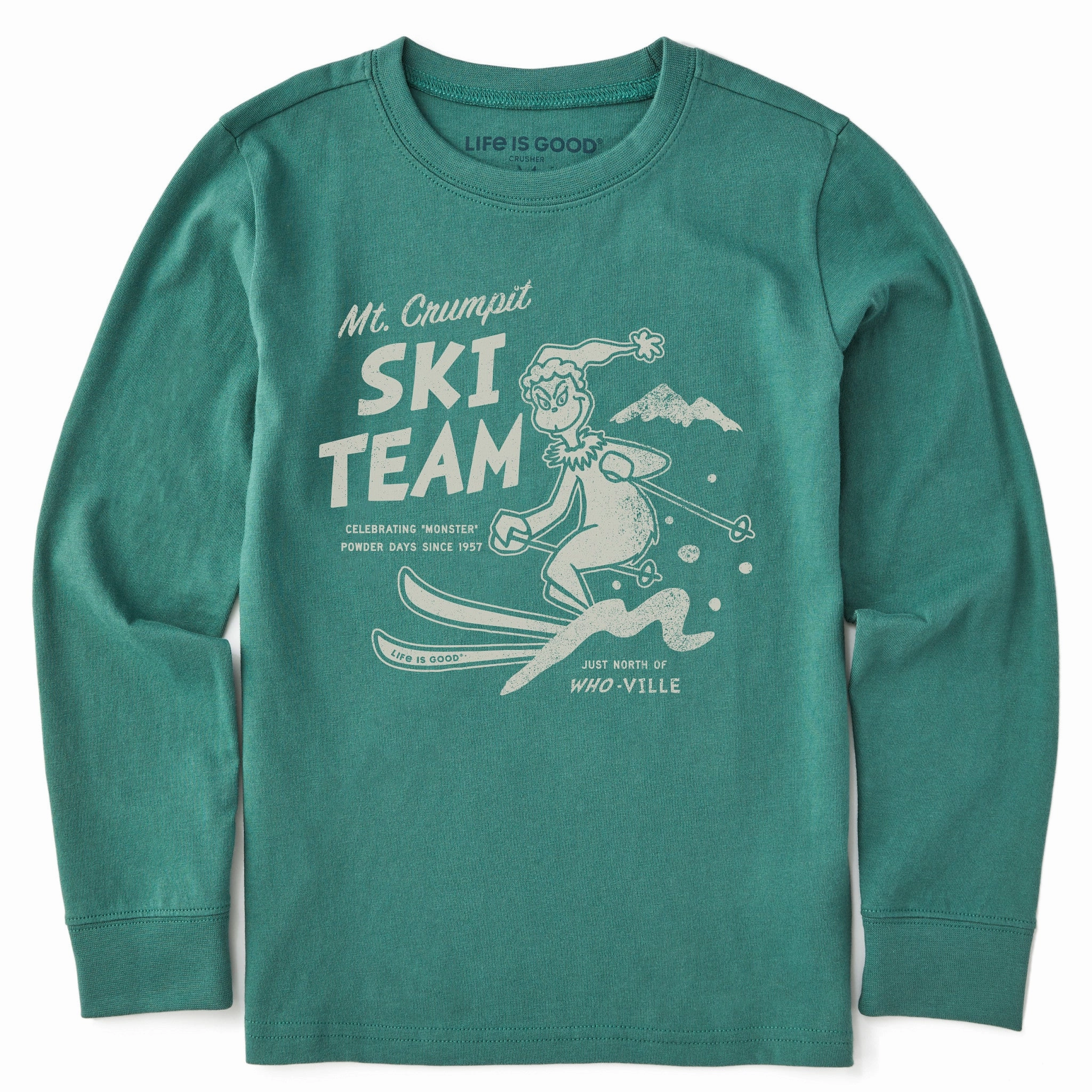 Essential Look Kids Mt Crumpit Ski Team Long Sleeve Crusher Tee