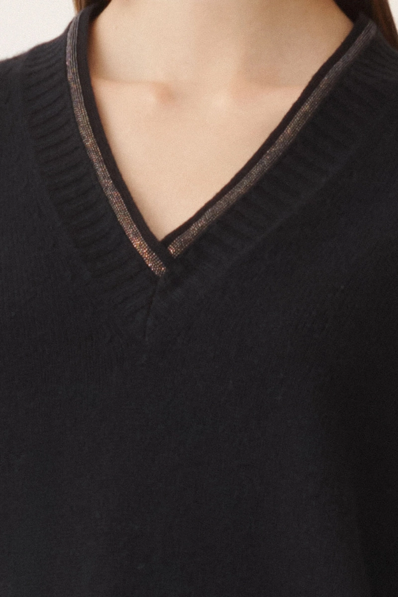 V-Neck Sweater Winter Styling