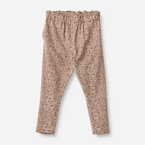 Soft Pants Malika - grey rose flowers Quick Drying Light support
