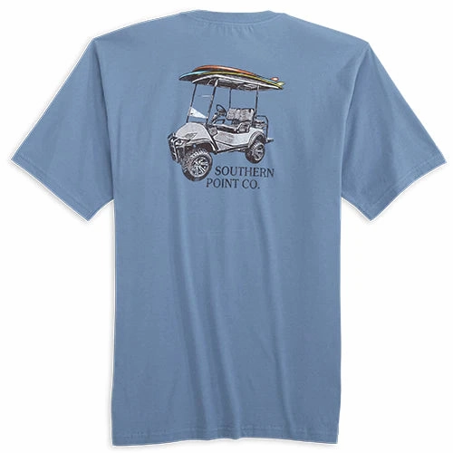 Colorfast Material Effortless Vibe Southern Point Beach Cart Tee