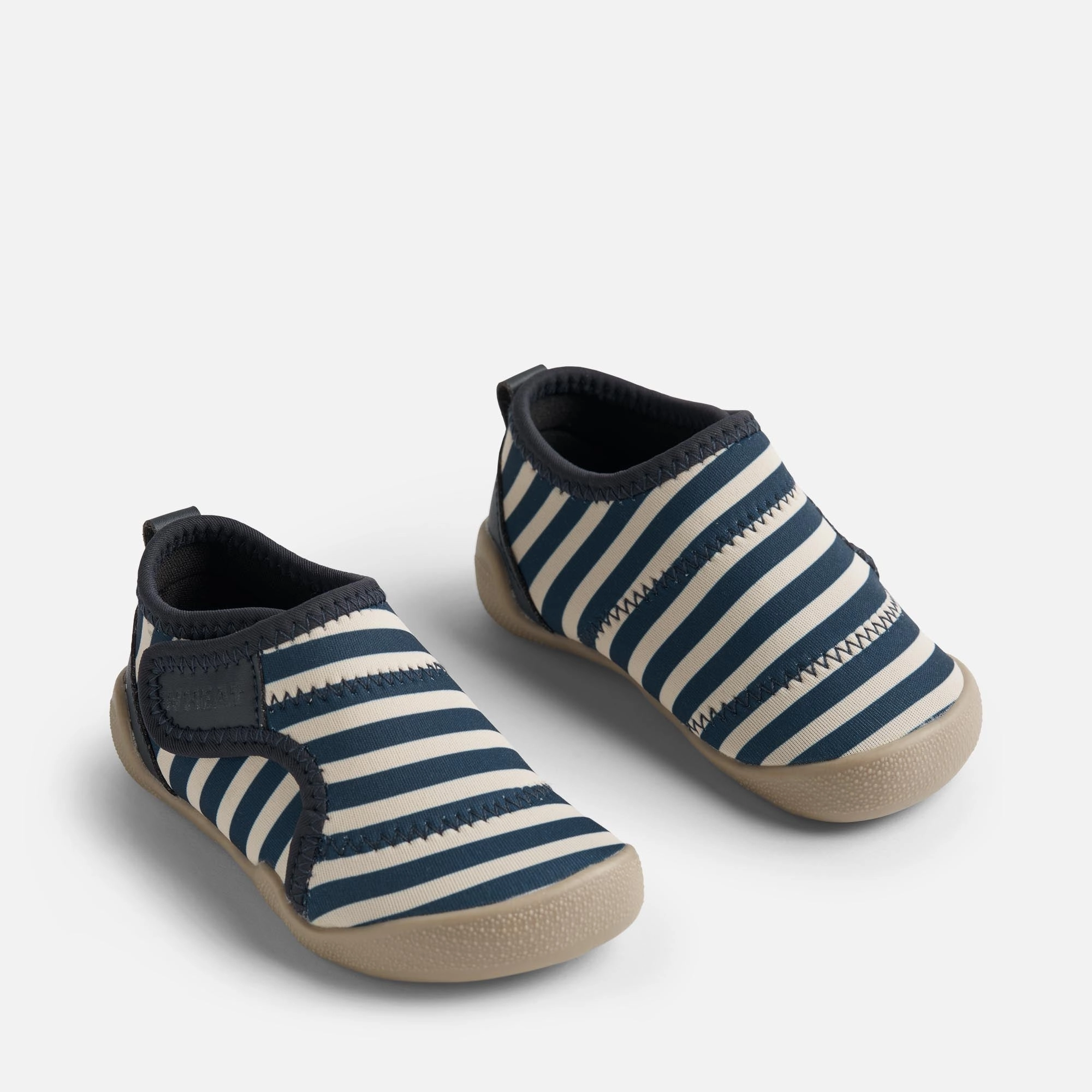 Beach Shoe Shawn - indigo stripe Canvas Upper Comfortable Everyday Wear